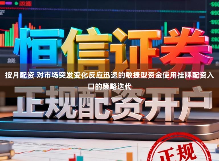 按月配资 对市场突发变化反应迅速的敏捷型资金使用挂牌配资入口的策略迭代