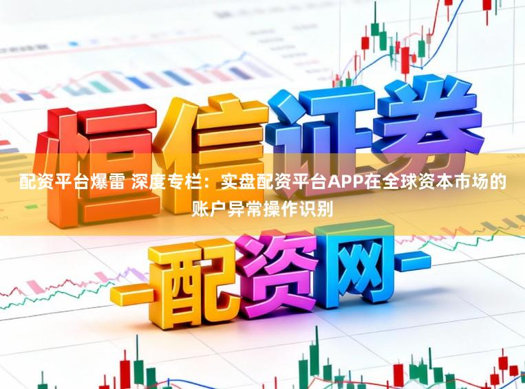 配资平台爆雷 深度专栏：实盘配资平台APP在全球资本市场的账户异常操作识别