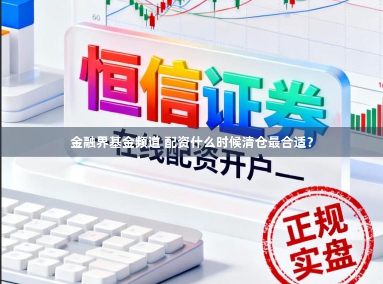 金融界基金频道 配资什么时候清仓最合适？