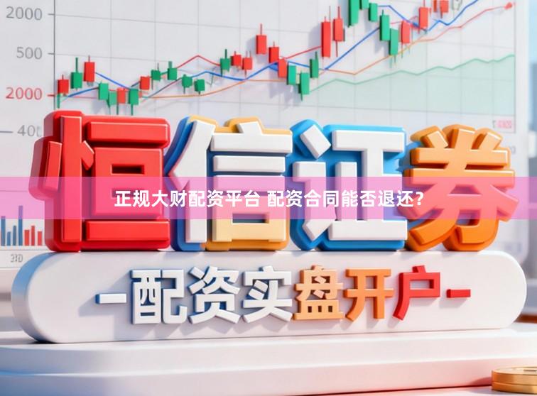 正规大财配资平台 配资合同能否退还？